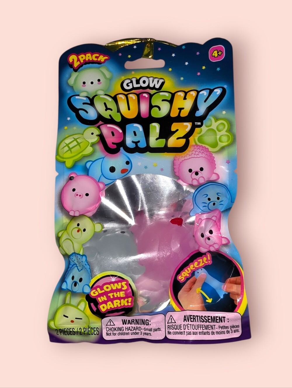 ^ Glow Squishy Palz 2-Pack